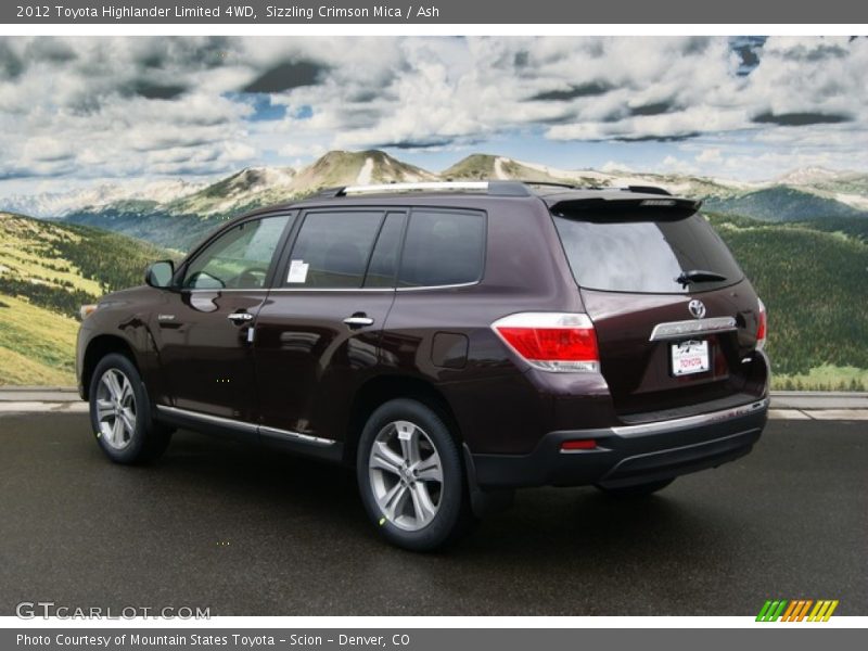  2012 Highlander Limited 4WD Sizzling Crimson Mica