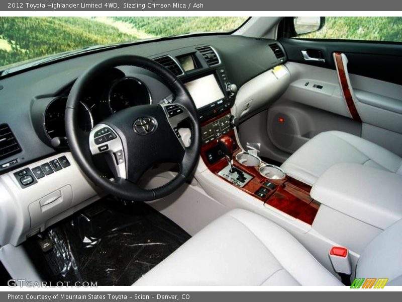  2012 Highlander Limited 4WD Ash Interior