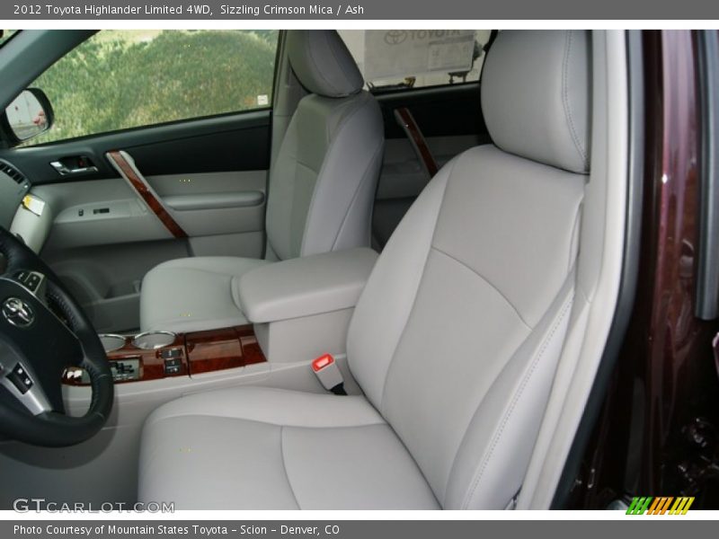 Sizzling Crimson Mica / Ash 2012 Toyota Highlander Limited 4WD