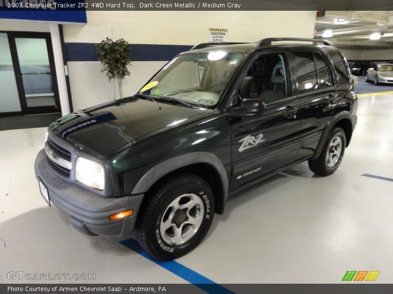 Front 3/4 View of 2003 Tracker ZR2 4WD Hard Top