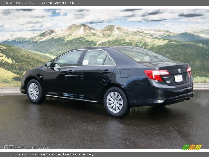 Cosmic Gray Mica / Ivory 2012 Toyota Camry LE