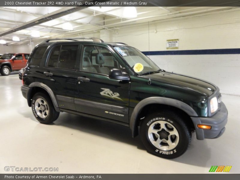  2003 Tracker ZR2 4WD Hard Top Dark Green Metallic