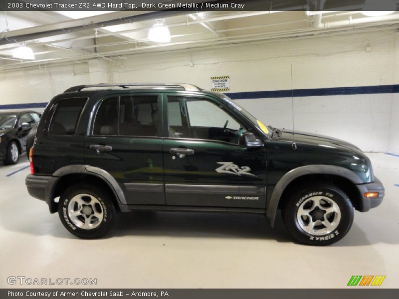  2003 Tracker ZR2 4WD Hard Top Dark Green Metallic