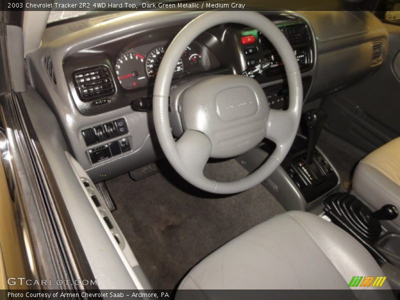 Dashboard of 2003 Tracker ZR2 4WD Hard Top