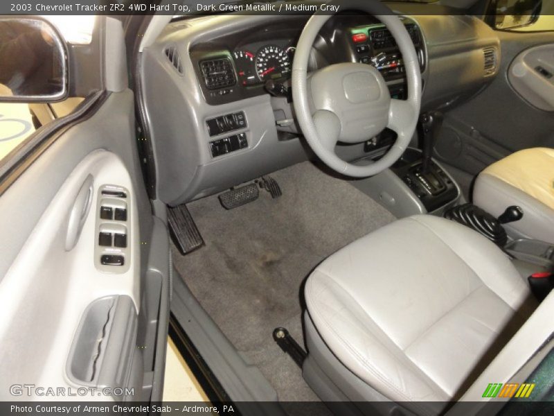  2003 Tracker ZR2 4WD Hard Top Medium Gray Interior