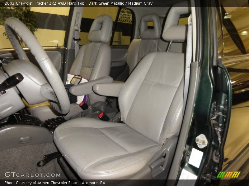  2003 Tracker ZR2 4WD Hard Top Medium Gray Interior