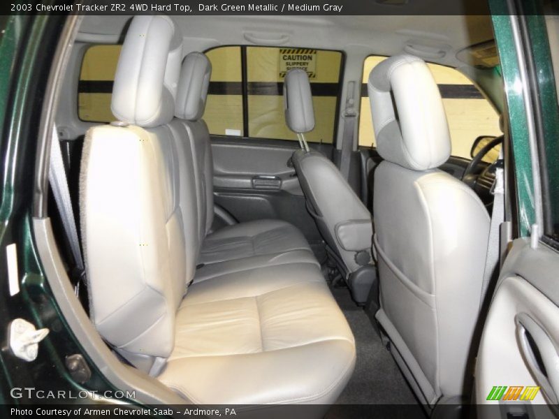  2003 Tracker ZR2 4WD Hard Top Medium Gray Interior