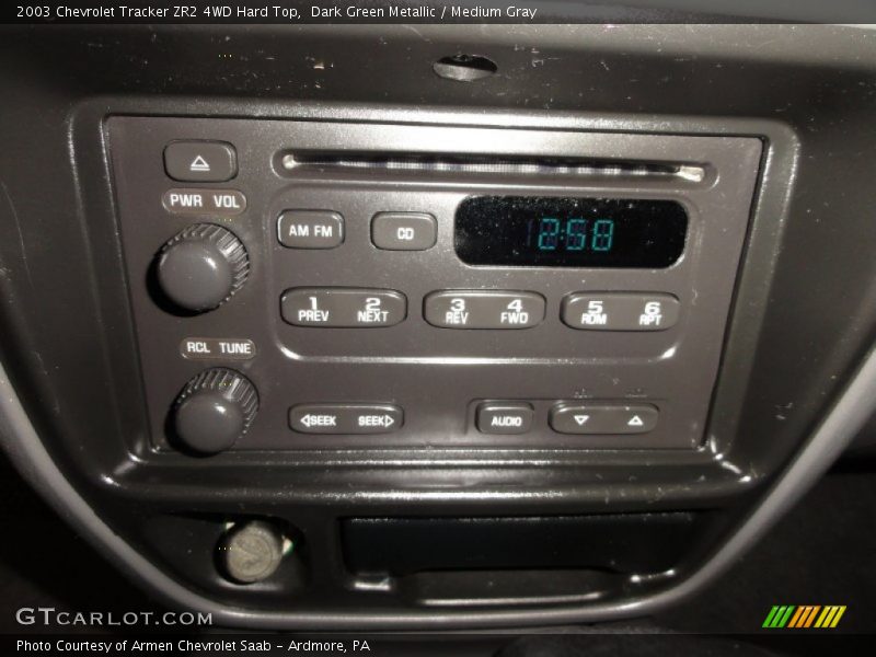 Audio System of 2003 Tracker ZR2 4WD Hard Top