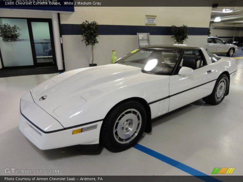  1986 Corvette Coupe White