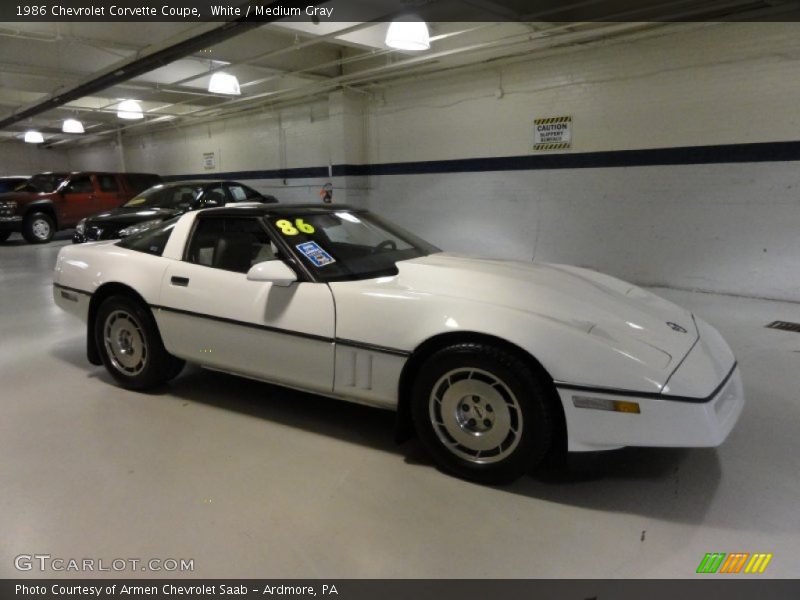 1986 Corvette Coupe White