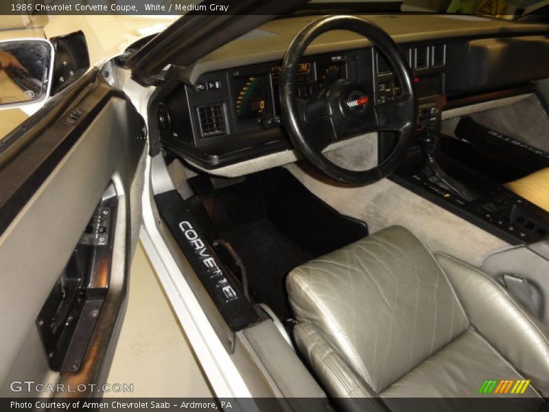  1986 Corvette Coupe Medium Gray Interior