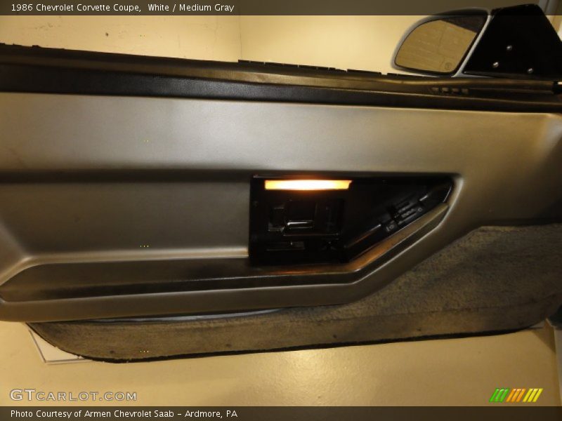 Door Panel of 1986 Corvette Coupe