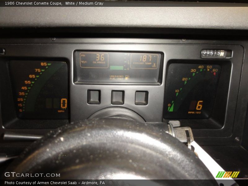  1986 Corvette Coupe Coupe Gauges