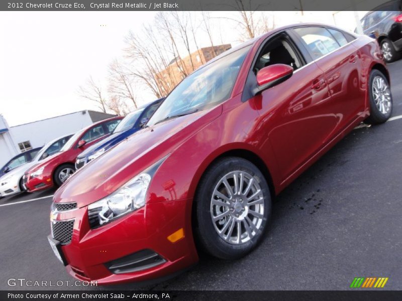 Crystal Red Metallic / Jet Black 2012 Chevrolet Cruze Eco