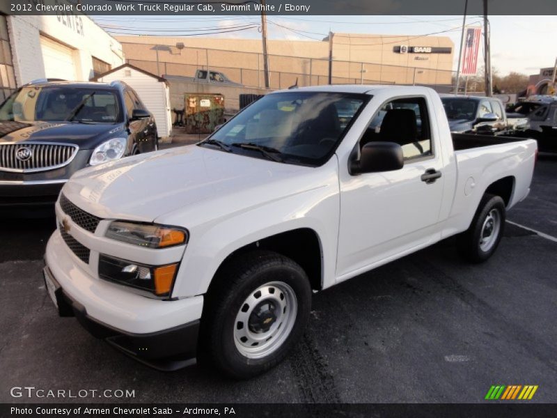Front 3/4 View of 2012 Colorado Work Truck Regular Cab