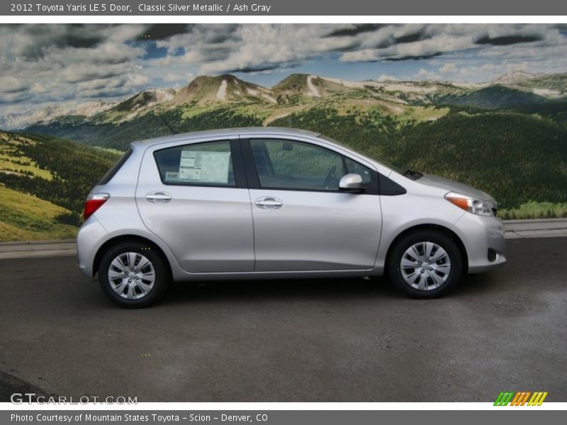  2012 Yaris LE 5 Door Classic Silver Metallic