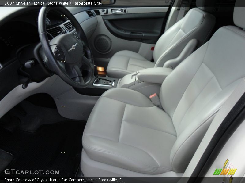 Stone White / Pastel Slate Gray 2007 Chrysler Pacifica