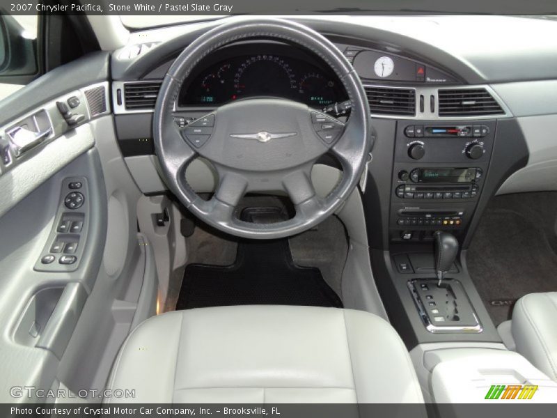 Stone White / Pastel Slate Gray 2007 Chrysler Pacifica