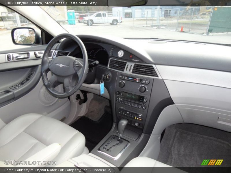 Stone White / Pastel Slate Gray 2007 Chrysler Pacifica