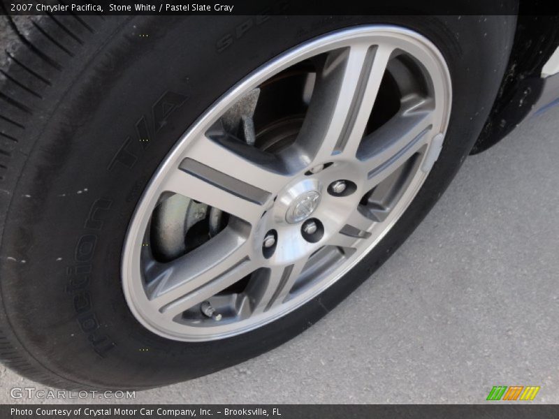 Stone White / Pastel Slate Gray 2007 Chrysler Pacifica