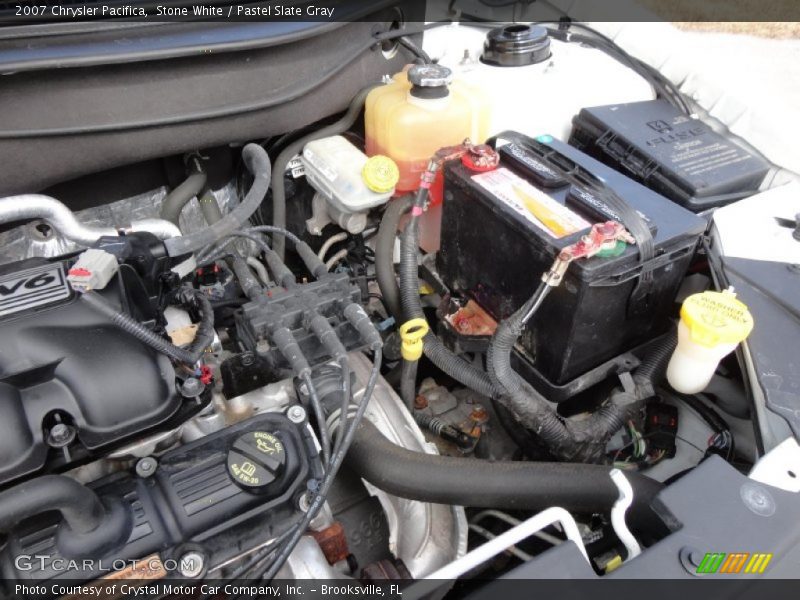 Stone White / Pastel Slate Gray 2007 Chrysler Pacifica