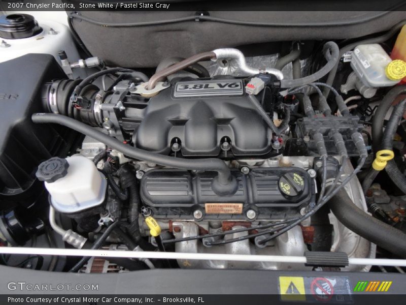 Stone White / Pastel Slate Gray 2007 Chrysler Pacifica