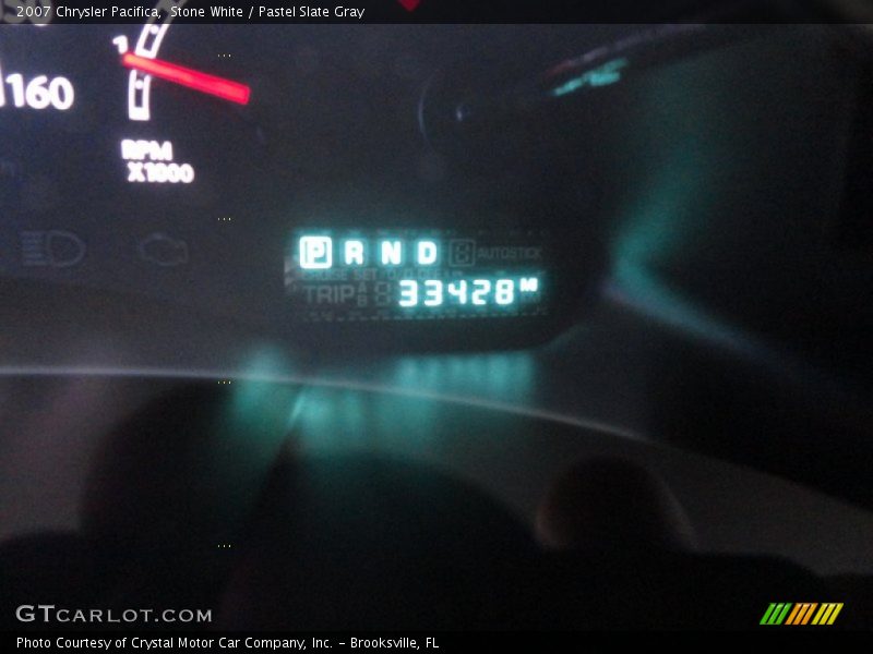 Stone White / Pastel Slate Gray 2007 Chrysler Pacifica