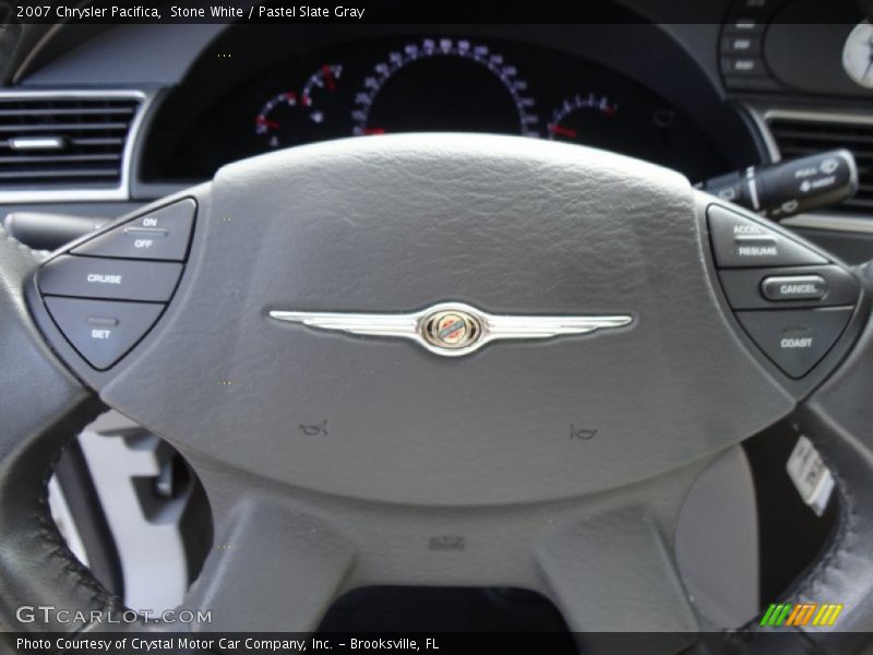 Stone White / Pastel Slate Gray 2007 Chrysler Pacifica