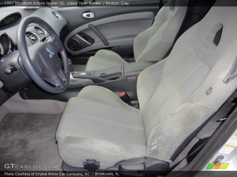 Liquid Silver Metallic / Medium Gray 2007 Mitsubishi Eclipse Spyder GS