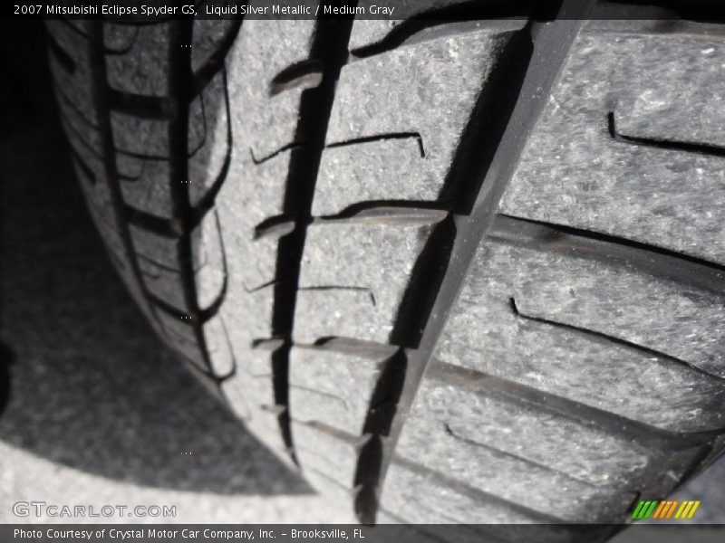 Liquid Silver Metallic / Medium Gray 2007 Mitsubishi Eclipse Spyder GS