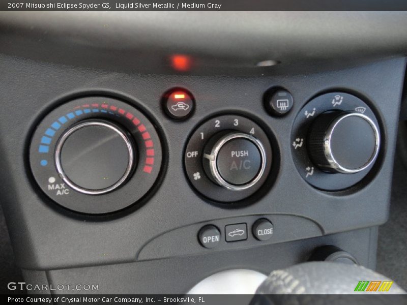Liquid Silver Metallic / Medium Gray 2007 Mitsubishi Eclipse Spyder GS