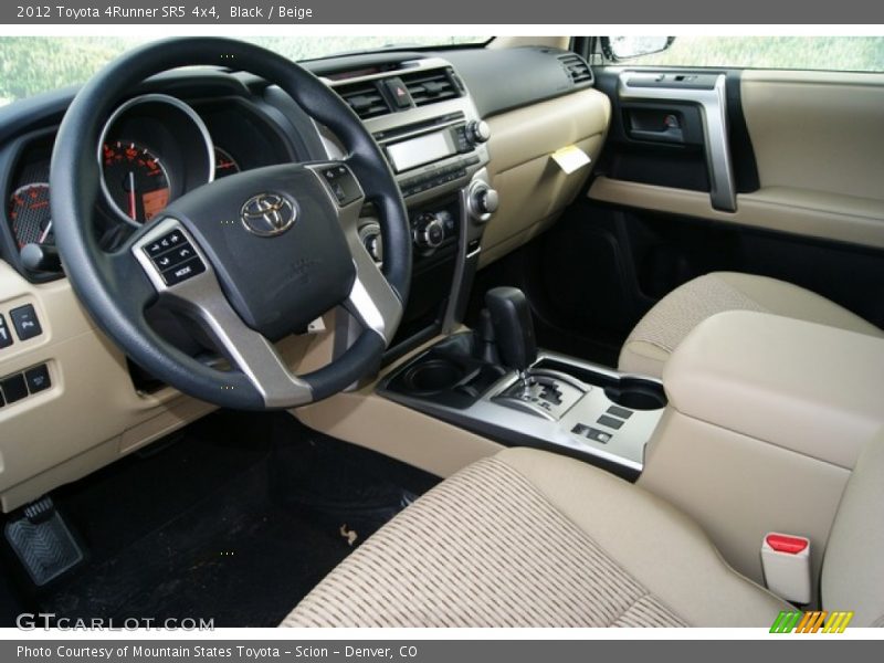 Black / Beige 2012 Toyota 4Runner SR5 4x4