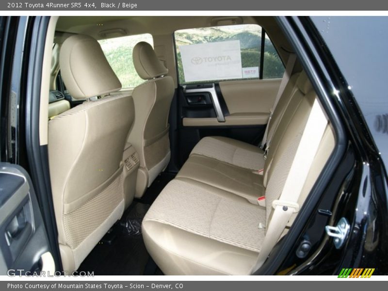Black / Beige 2012 Toyota 4Runner SR5 4x4