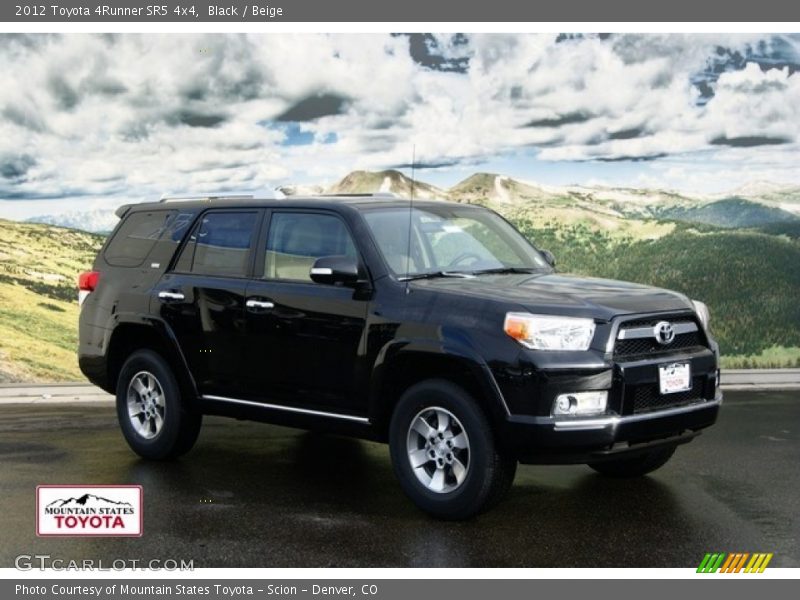 Black / Beige 2012 Toyota 4Runner SR5 4x4