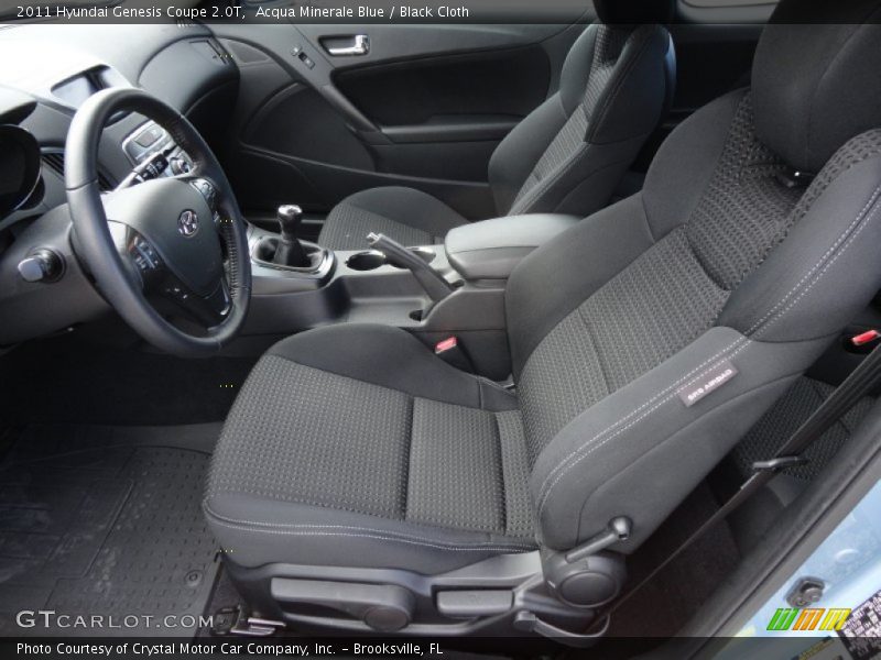  2011 Genesis Coupe 2.0T Black Cloth Interior