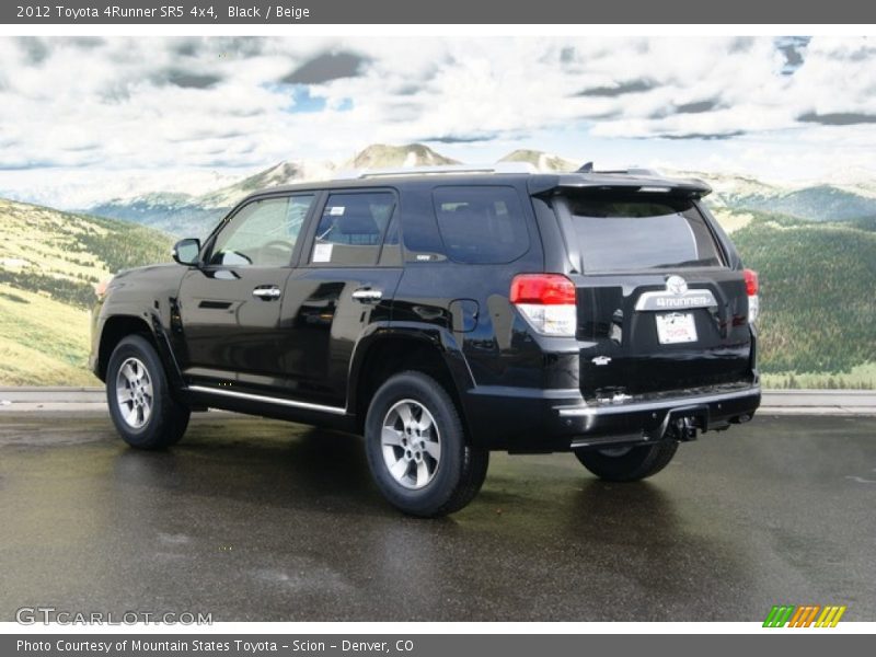 Black / Beige 2012 Toyota 4Runner SR5 4x4