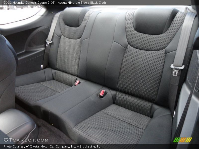  2011 Genesis Coupe 2.0T Black Cloth Interior