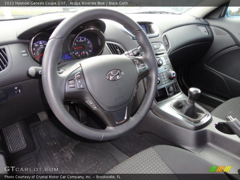 Black Cloth Interior - 2011 Genesis Coupe 2.0T 