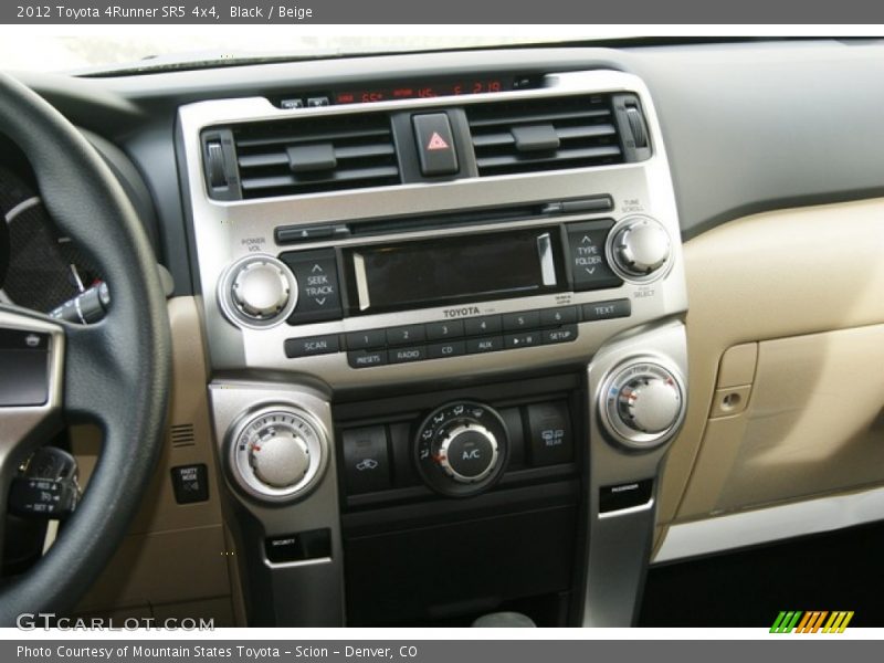 Black / Beige 2012 Toyota 4Runner SR5 4x4