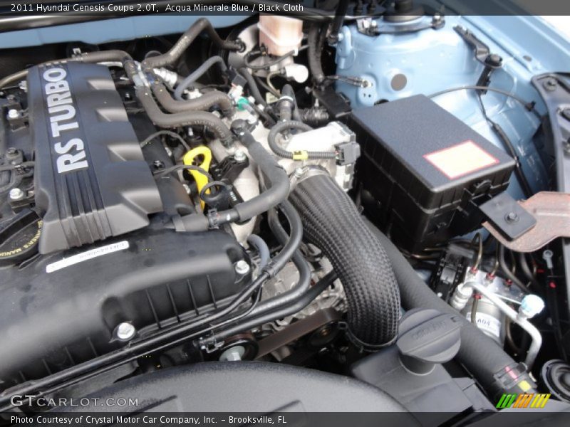  2011 Genesis Coupe 2.0T Engine - 2.0 Liter Turbocharged DOHC 16-Valve CVVT 4 Cylinder