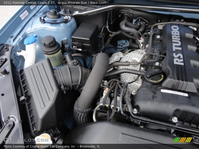  2011 Genesis Coupe 2.0T Engine - 2.0 Liter Turbocharged DOHC 16-Valve CVVT 4 Cylinder