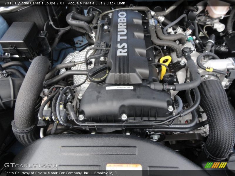  2011 Genesis Coupe 2.0T Engine - 2.0 Liter Turbocharged DOHC 16-Valve CVVT 4 Cylinder