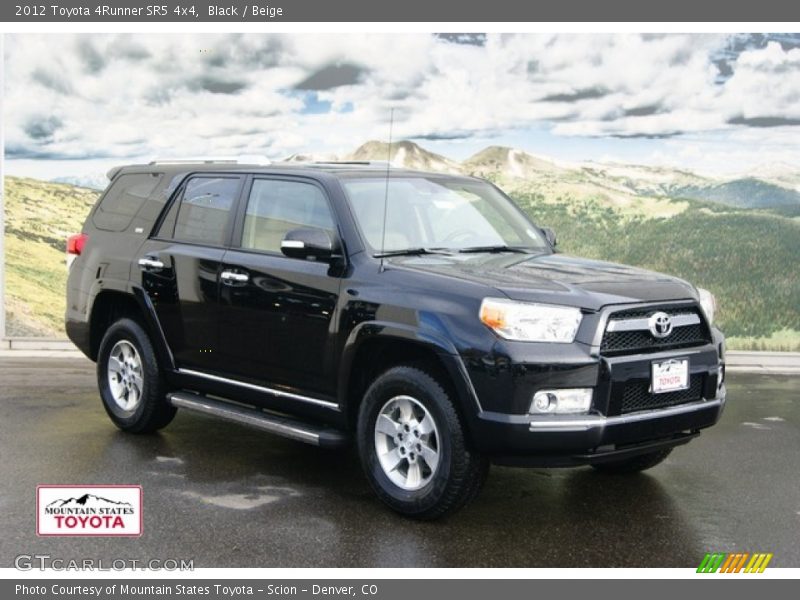 Black / Beige 2012 Toyota 4Runner SR5 4x4