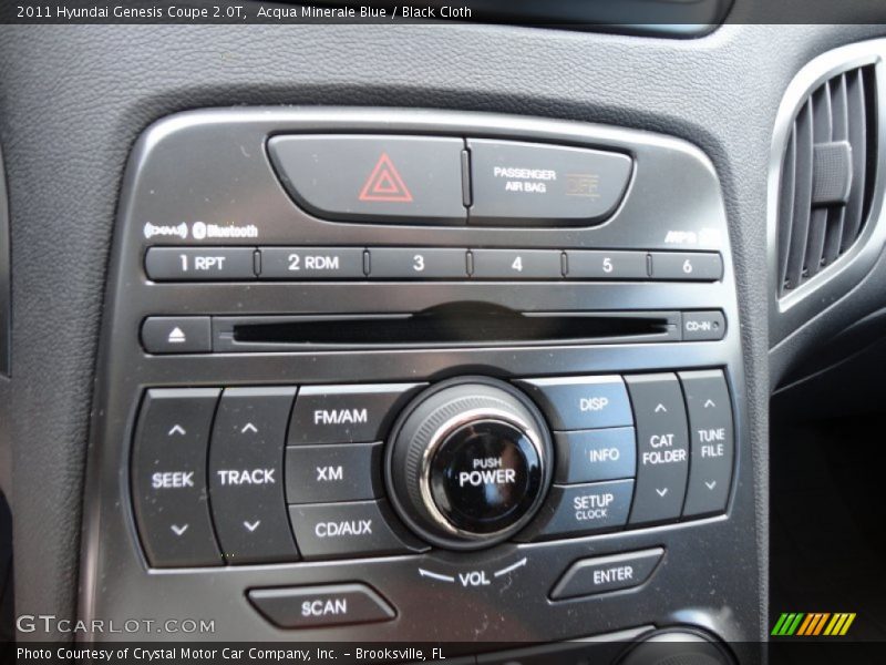 Controls of 2011 Genesis Coupe 2.0T