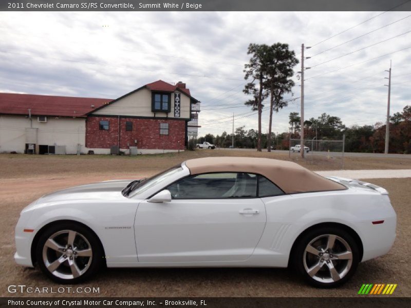  2011 Camaro SS/RS Convertible Summit White