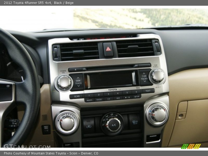 Black / Beige 2012 Toyota 4Runner SR5 4x4