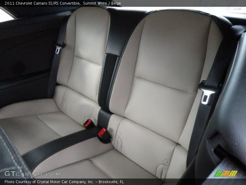  2011 Camaro SS/RS Convertible Beige Interior