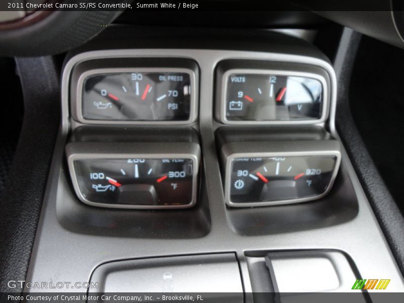  2011 Camaro SS/RS Convertible SS/RS Convertible Gauges