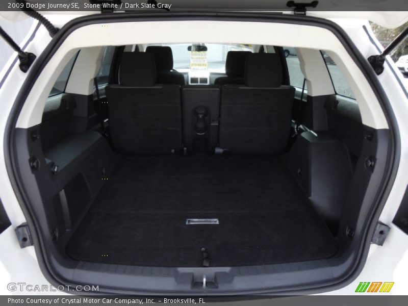 Stone White / Dark Slate Gray 2009 Dodge Journey SE