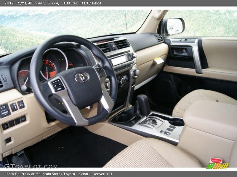 Salsa Red Pearl / Beige 2012 Toyota 4Runner SR5 4x4